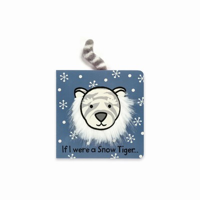 Jellycat If I Were a Snow Tiger Board Books USA | 43691SOZE